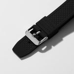 Rubber Black Strap for Men