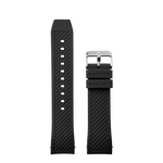 Rubber Black Strap for Men