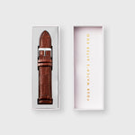 Brown Crocodile Leather Strap for Men