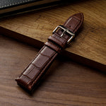 Brown Crocodile Leather Strap for Men