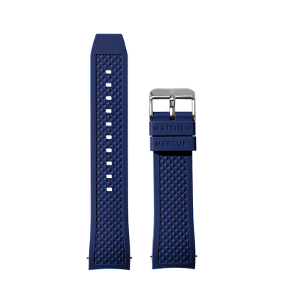 Royal Blue Rubber Strap for Men