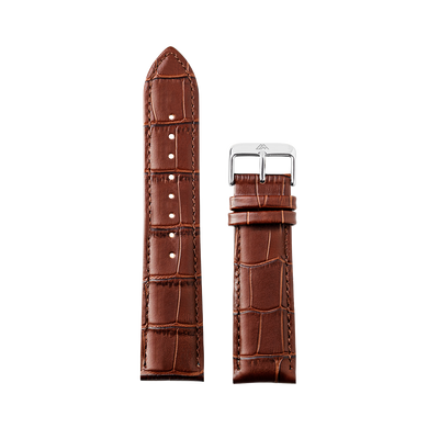 Brown Crocodile Leather Strap for Men