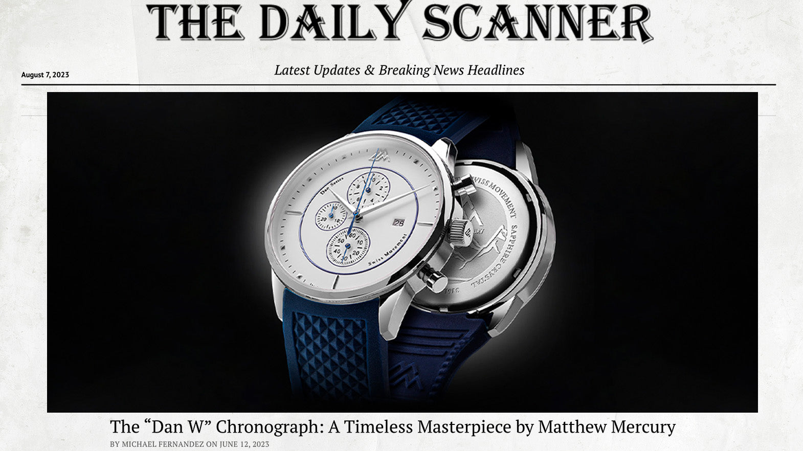 Matthew Mercury Watches