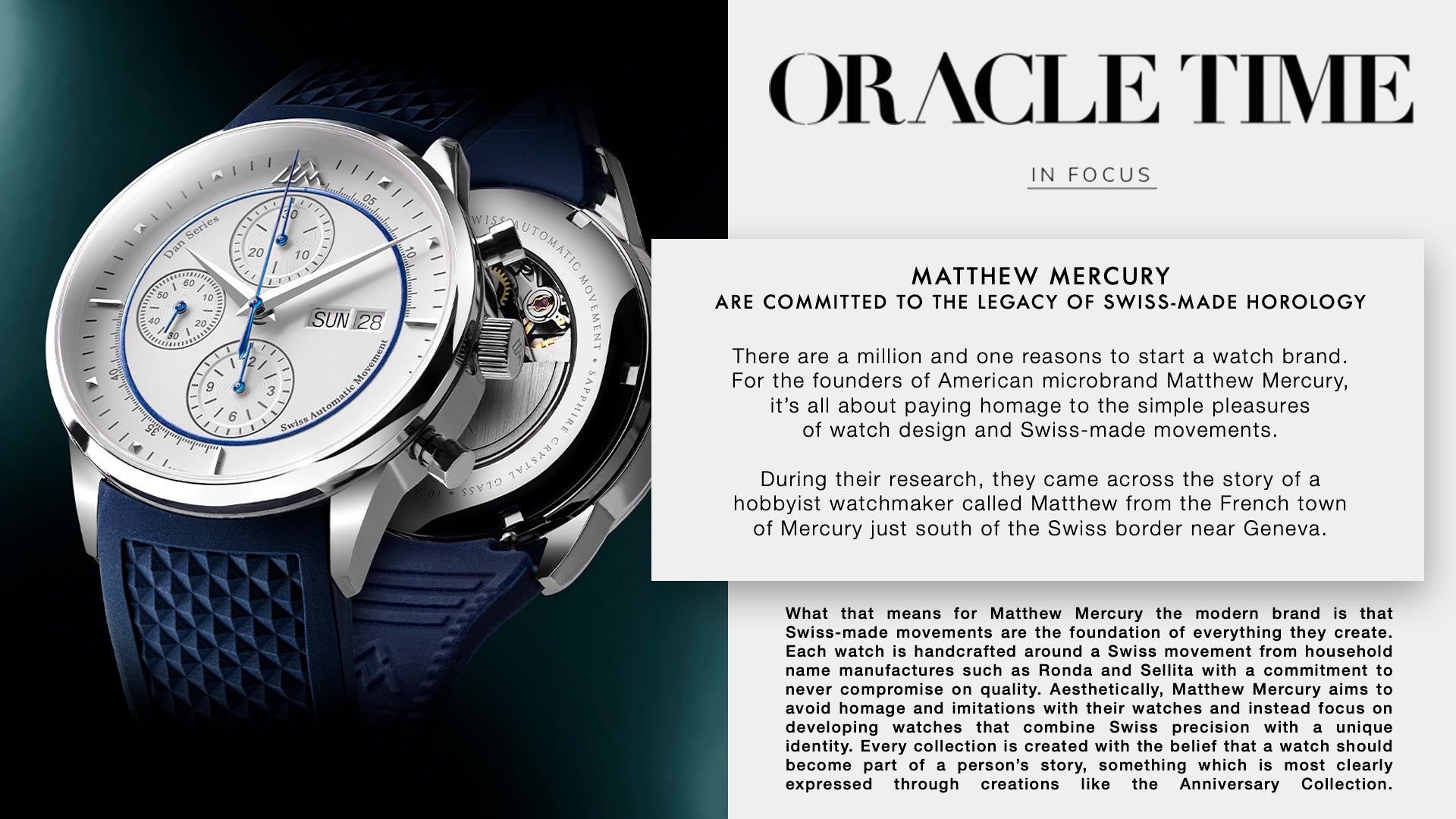 Matthew Mercury Watches