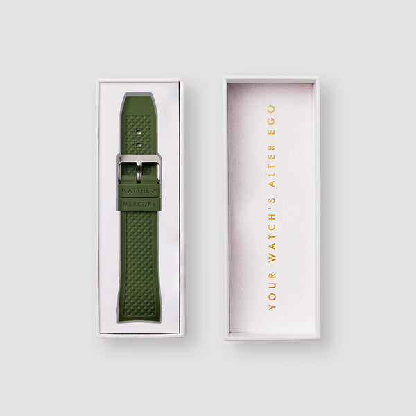 Rubber green Strap for Men