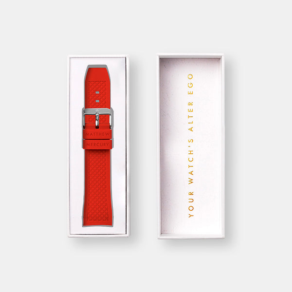 Rubber Red Strap for Men