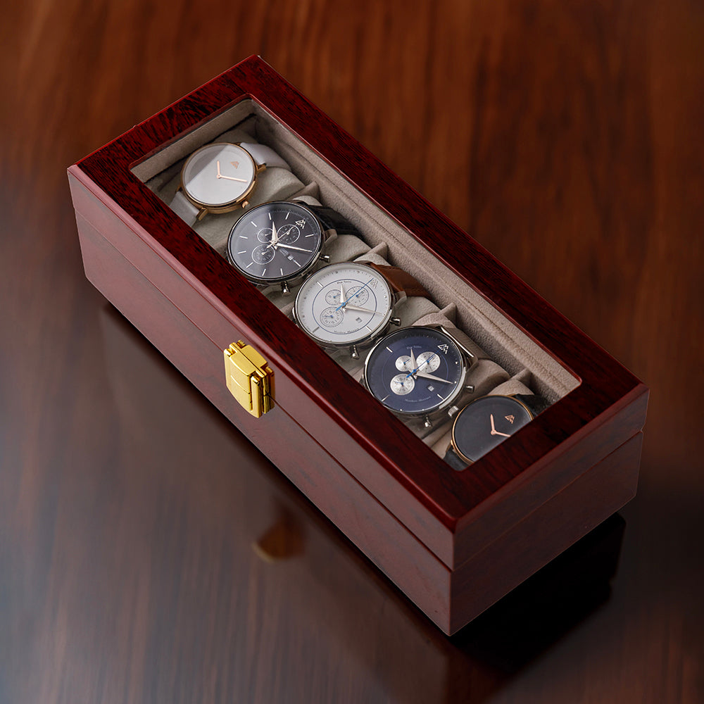Display Box for Five Watches – Matthew Mercury Watches