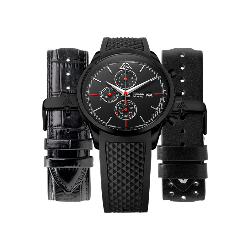 Prime ブラック ハンドル TZ3986 Black Straps Set – Matthew Mercury Watches