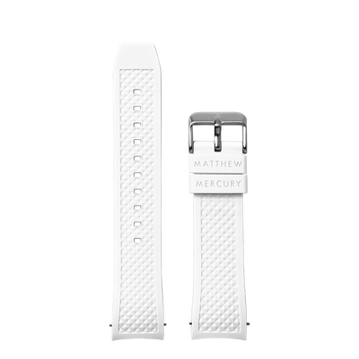 White Rubber Strap for Men
