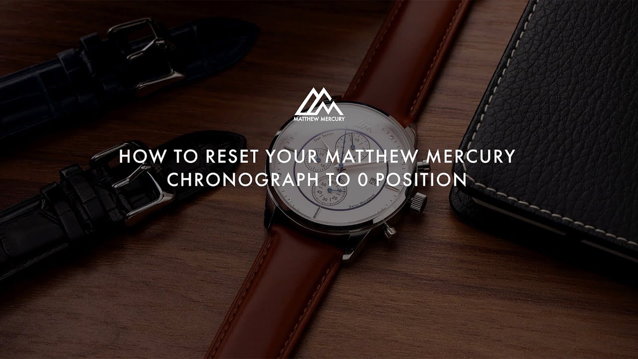 Reset Chronograph to 0